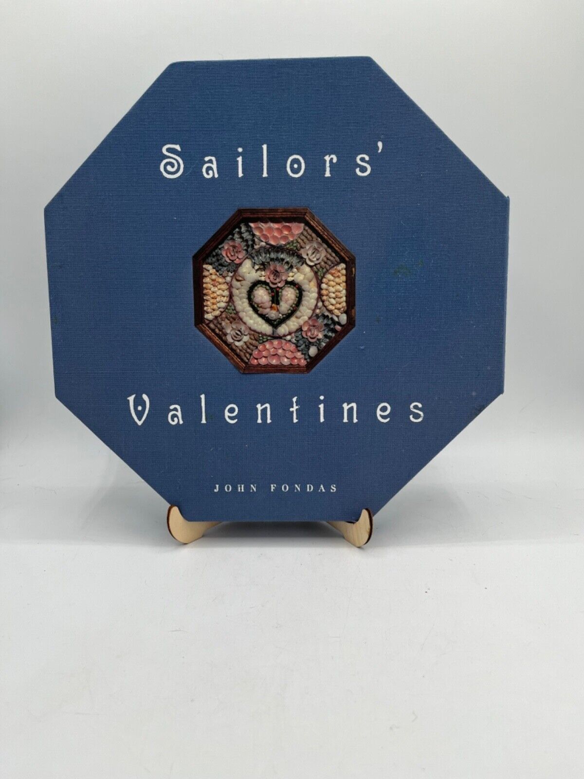 Maritime Folk Art Seashell Sailor Valentine Book In Keepsake Box John Fondas Sth