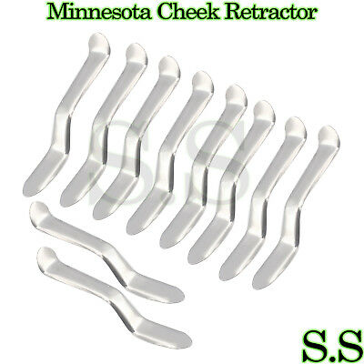 10 Minnesota Cheek Retractor Surgical Dental Instruments